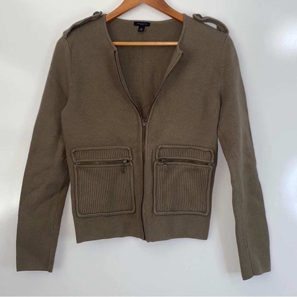 NWOT- Ann Taylor Military cardigan